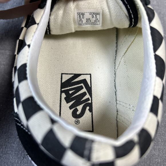 Vans Old Skool Black White Checkerboard Skate Shoes Mens 8 Womens 9.5 main image 6